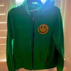 Green Aviator Nation zip hoodie size M